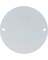4" WHT RND BLNK WP COVER
