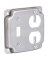 Southwire Toggle Switch/Duplex Outlet 4 In. x 4 In. Square Device Cover