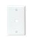 1G Telephone Plate White