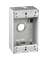 1/2" 3-HLE 1G WHT WP BOX