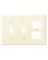 3G Combo Wall Plate Ivory