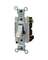 20A White Double Pole Switch
