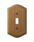 1T OAK WALLPLATE