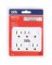 Do it Best White 15A 6-Outlet Tap