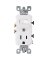 5225OWS SWITCH/OUTLET WH