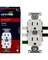 15A White HD LE Duplex Outlet