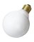 *40W WHT 3-1/8"GLOBE BULB