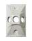 3HOLE WHT REC WP COVER