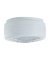 GLASS DRUM WHT/CLR 6" FITTER