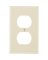1 GANG OUTLET WALLPLATE IVORY