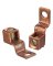 2PK MECH LUG OFFSET 2-8 AWG 1/4"
