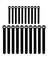 20pk Blk Slfgrp Cble Tie
