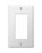 1G GFCI Plate Steel White