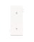 WHITE SECTIONAL WALL PLATE CENTR