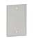 1G WHT WP BLANK COVER