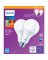 2PK 100W A21 WG LED BULB