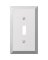 CHR 1 TOGGLE WALL PLATE