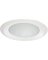 6" WHT SHOWER LENS TRIM