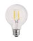 2PK 60W G25 MED LED BULB