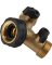 BRASS SHUT OFF Y-VALVE