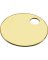 100PC 1-1/4" BRASS TAG