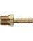 Tru-Flate 3/8 In. Barb 1/4 In. MNPT Brass Hose End