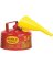 RED 1GAL GAS SAFETY CAN