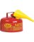RED 2GAL GAS SAFETY CAN