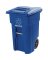 Toter 32 Gal. Recycling Trash Can with Lid