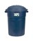 Rubbermaid Roughneck 32 Gal. Blue Trash Can with Lid