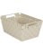 LARGE BEIGE WOVEN BASKET