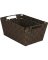LARGE BROWN WOVEN BASKET