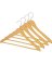 4PK WOOD SUIT HANGER