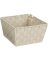 SMALL BEIGE WOVEN BASKET