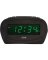 CLOCK ALARM LED DIGITAL BLACK