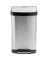 50L SQUARE SS TRASH CAN