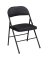 BLK FABRIC FOLDING CHAIR