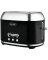 2SLICE BLK RETRO TOASTER