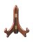 9" WALNUT PLATE STAND