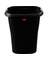 8G BLK WASTEBASKET W/LNR