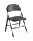 GRY VINYL FOLDING CHAIR