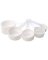 5PC WHITE MEASURING CUP
