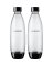 2pk 1l Blk Sodastream Bottles