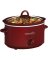 RED 4QT OVAL SLOW COOKER