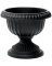 12" BLK GRECIAN POLY URN