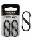 #1 2PK BLACK S-BINER