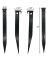 15" BLK PLSTC STAKE