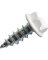 SCREW ZIP 8X1/2 WHITE 100CT