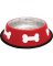 32OZ SS RED/BONES BOWL