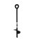 Midwest Air Tech 3 In. x 15 In. Black Steel Screw-In Earth Anchor